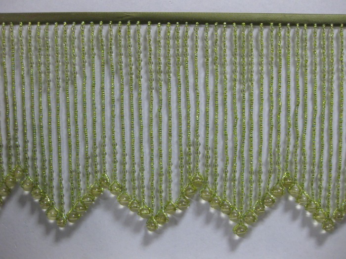 GLASS BEADED FRINGE GLASS BEADED FRINGE